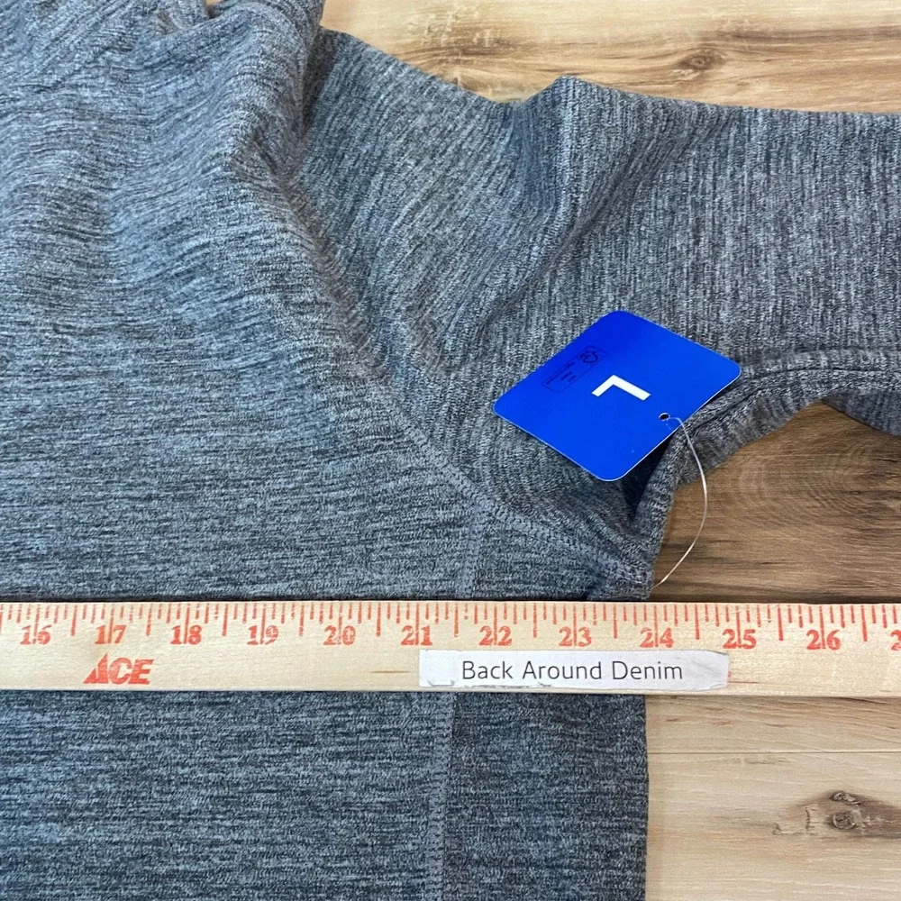 Avalanche Outdoor Supply Mens Quarter Zip Pullover Heather Grey Large NEW - Picture 6 of 8